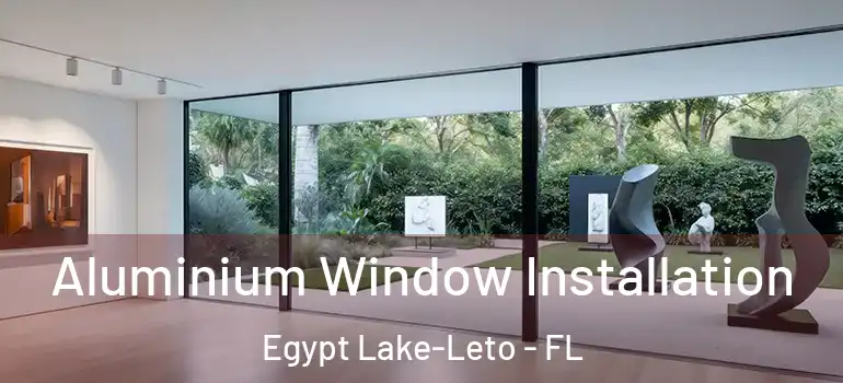  Aluminium Window Installation Egypt Lake-Leto - FL