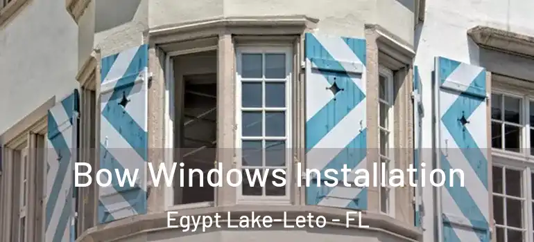 Bow Windows Installation Egypt Lake-Leto - FL