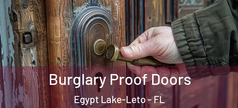  Burglary Proof Doors Egypt Lake-Leto - FL
