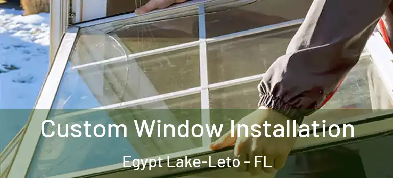  Custom Window Installation Egypt Lake-Leto - FL