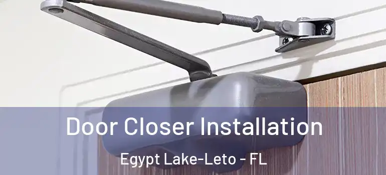  Door Closer Installation Egypt Lake-Leto - FL