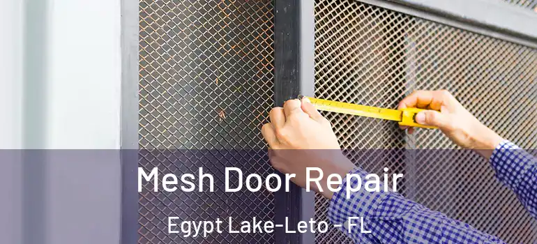  Mesh Door Repair Egypt Lake-Leto - FL