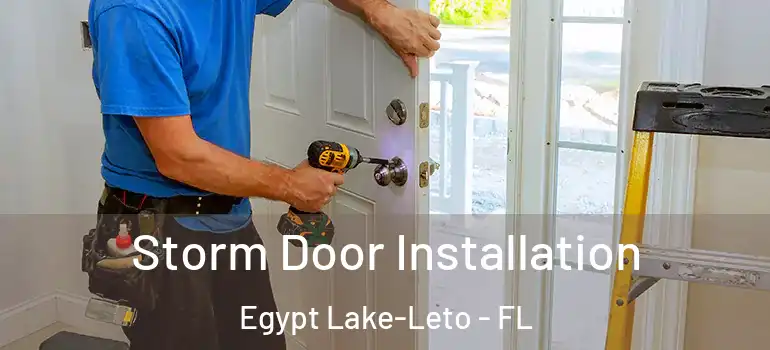  Storm Door Installation Egypt Lake-Leto - FL