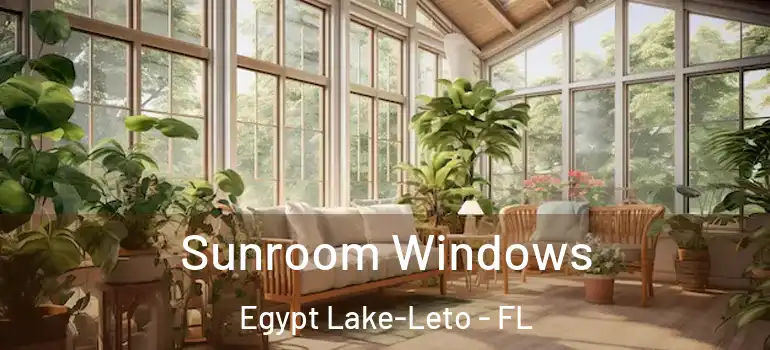  Sunroom Windows Egypt Lake-Leto - FL