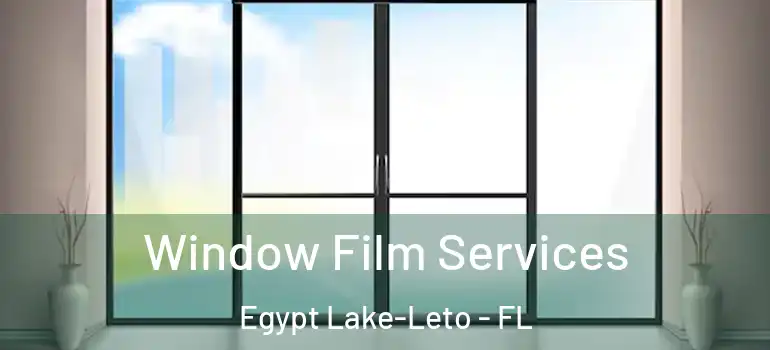  Window Film Services Egypt Lake-Leto - FL