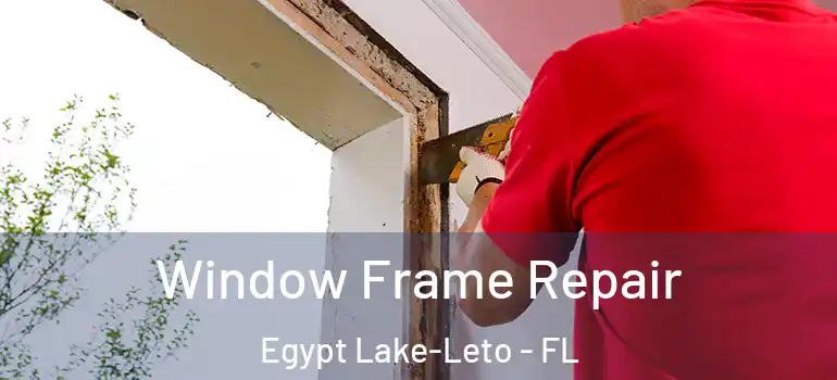  Window Frame Repair Egypt Lake-Leto - FL
